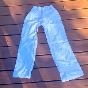 Linen/rayon beach pants